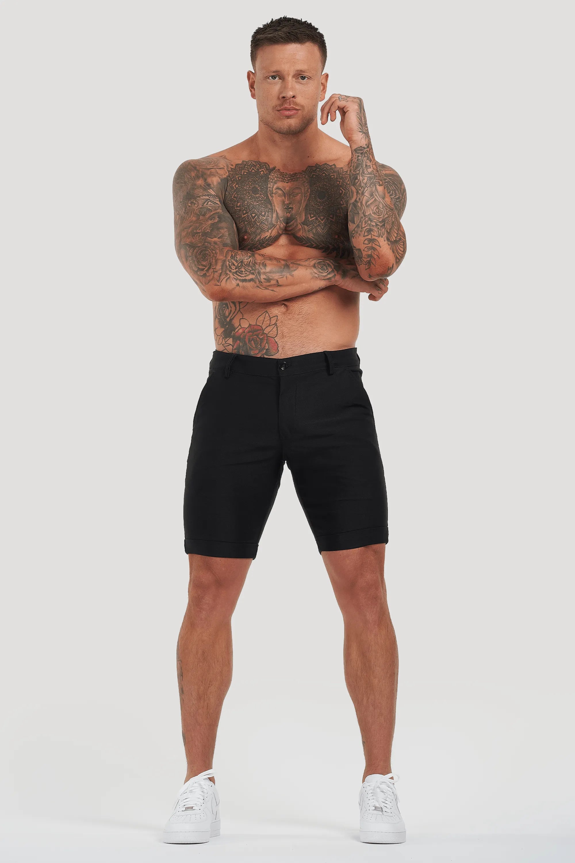 THE AVANI SHORTS - BLACK - ICON. AMSTERDAM