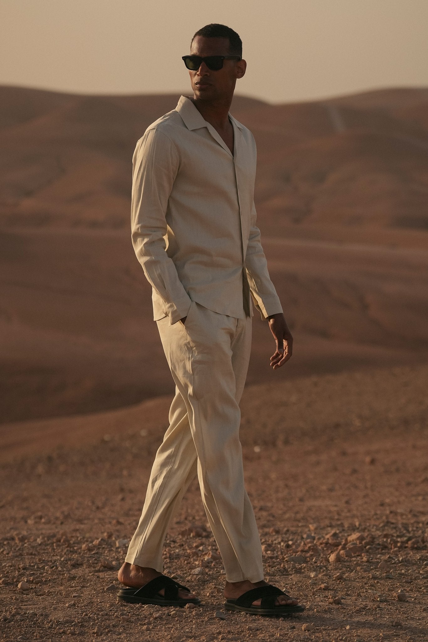 THE LINEN LONG SET
