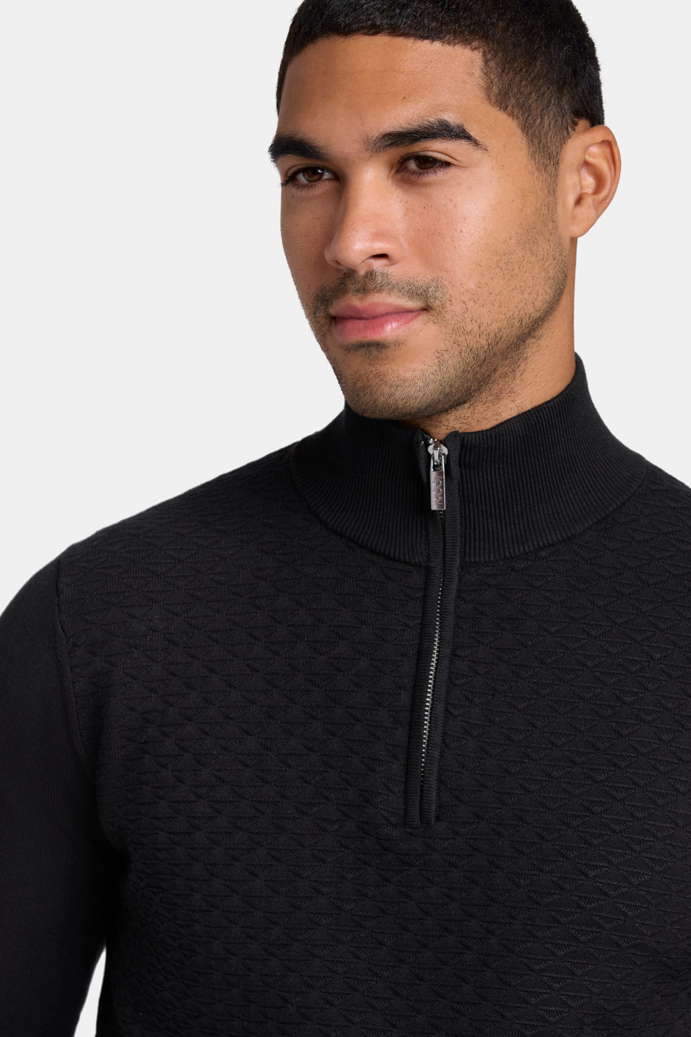 THE MARCELLO QUARTER ZIP SWEATER