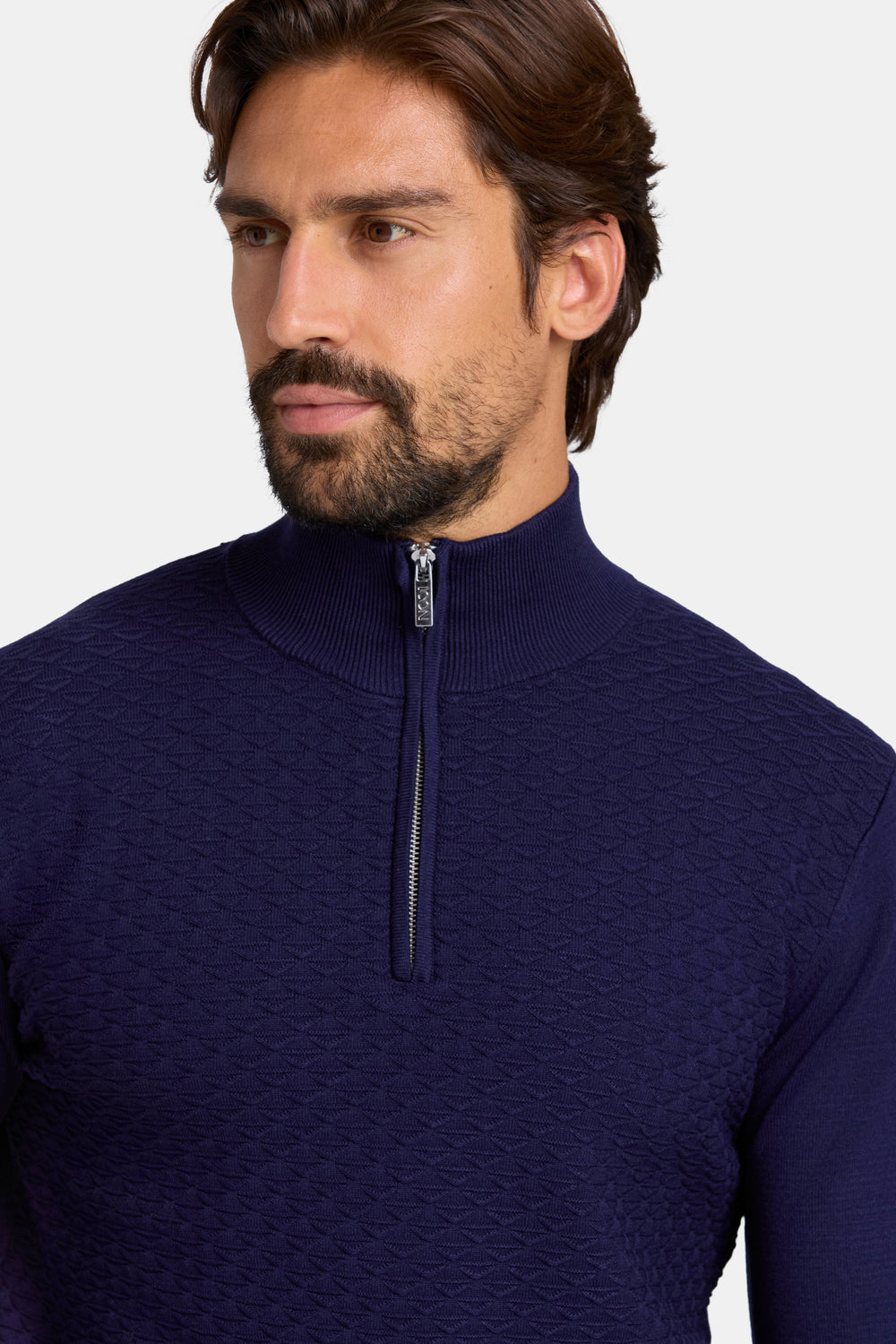 THE MARCELLO QUARTER ZIP SWEATER