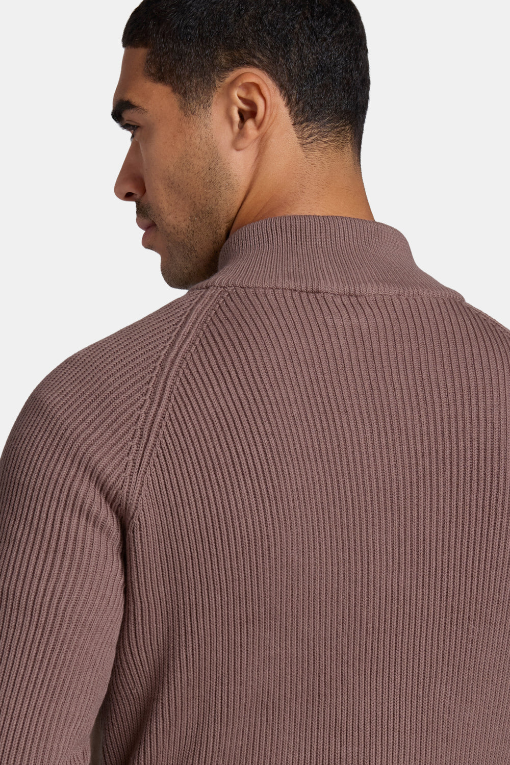 THE PIO FAUX SUEDE CARDIGAN