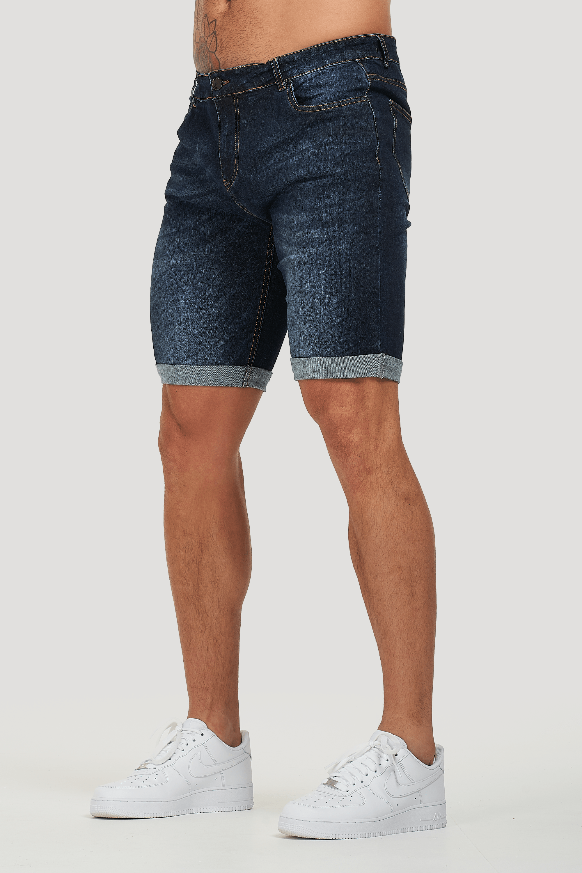 THE LORENZO SHORTS - DARK BLUE - ICON. AMSTERDAM