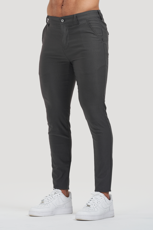 THE AVANI TROUSERS - GREY - ICON. AMSTERDAM