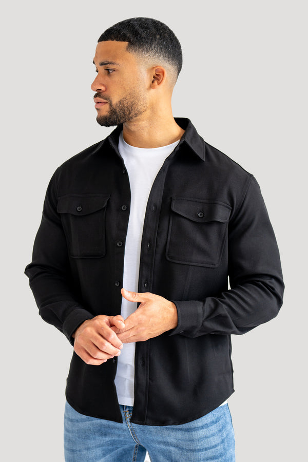 THE DANTE OVERSHIRT - NERO