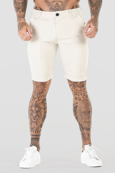 THE AVANI SHORTS - IVORY - ICON. AMSTERDAM