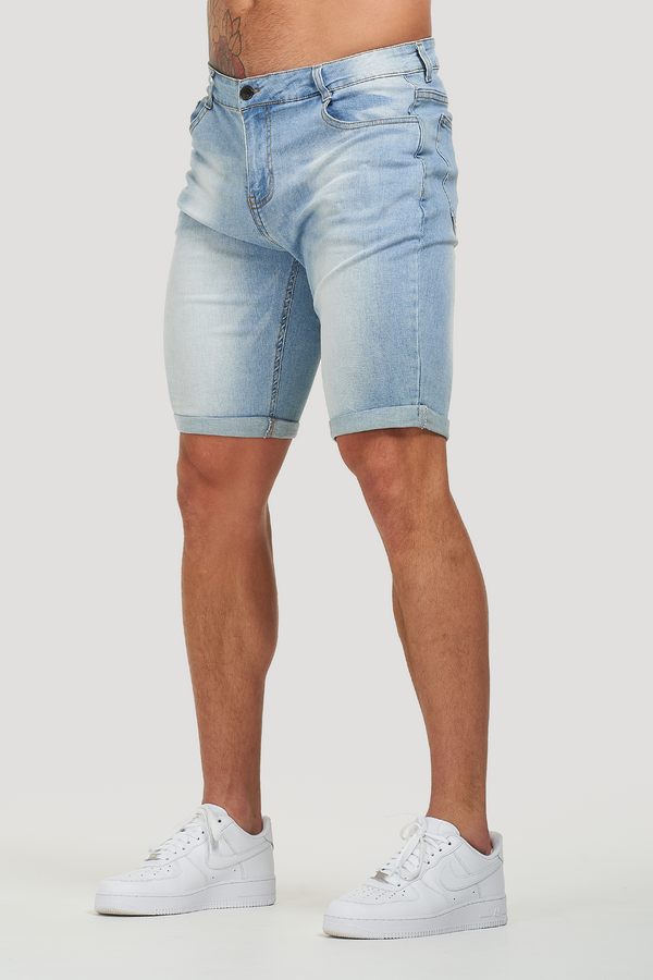 THE LORENZO SHORTS - PALE BLUE - ICON. AMSTERDAM