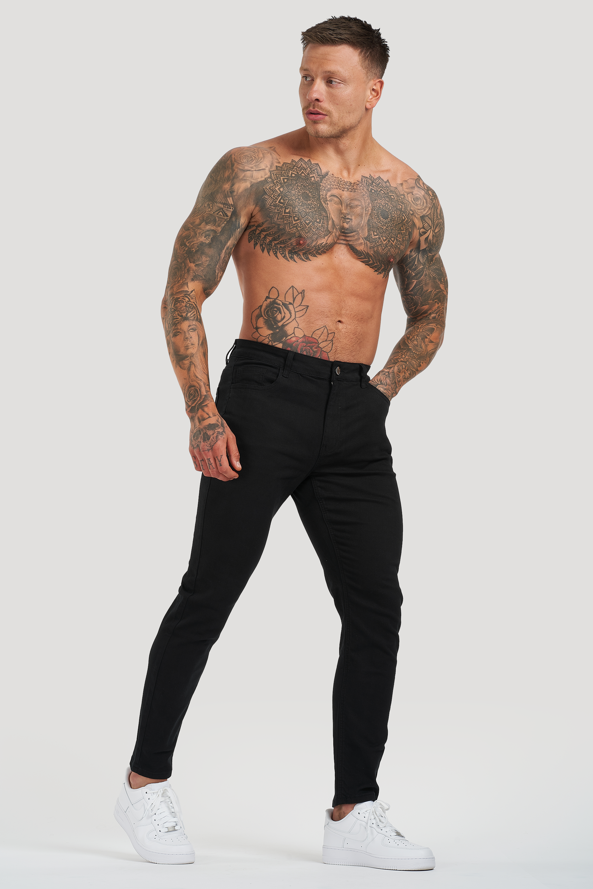 THE CALLUM JEANS - BLACK - ICON. AMSTERDAM