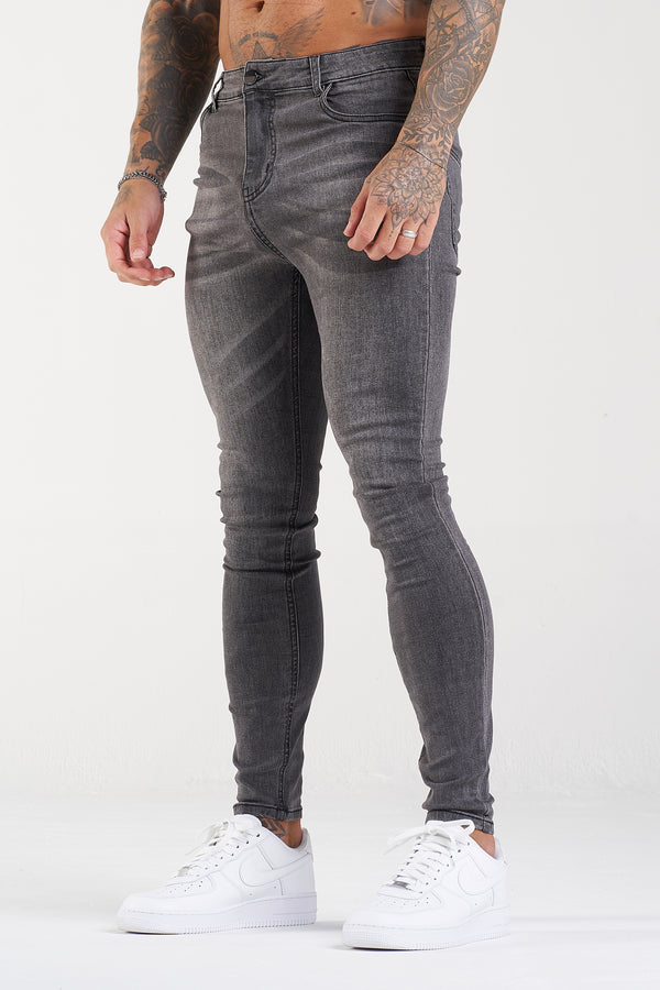 THE LORENZO JEANS - DARK GREY - ICON. AMSTERDAM