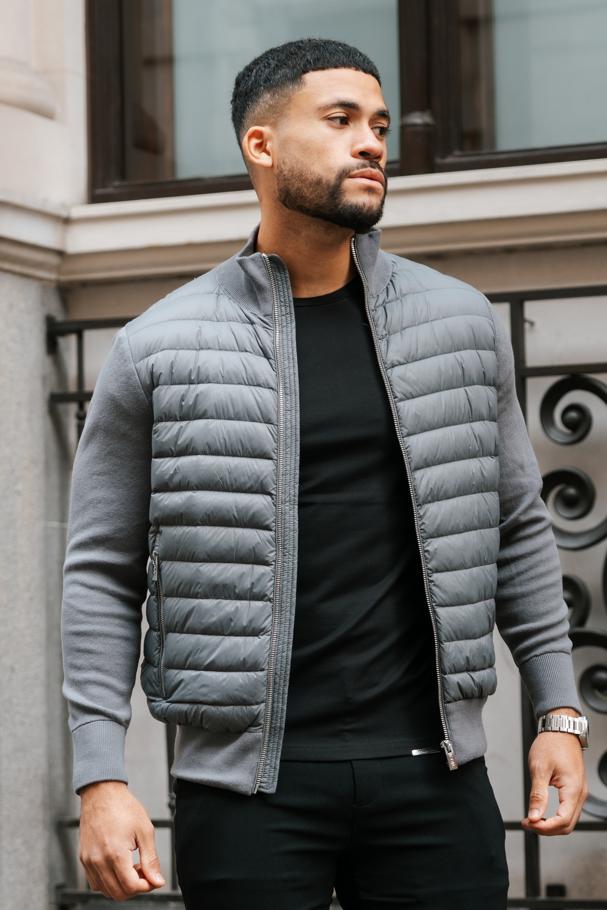 THE VERONA JACKET - CHARCOAL GREY