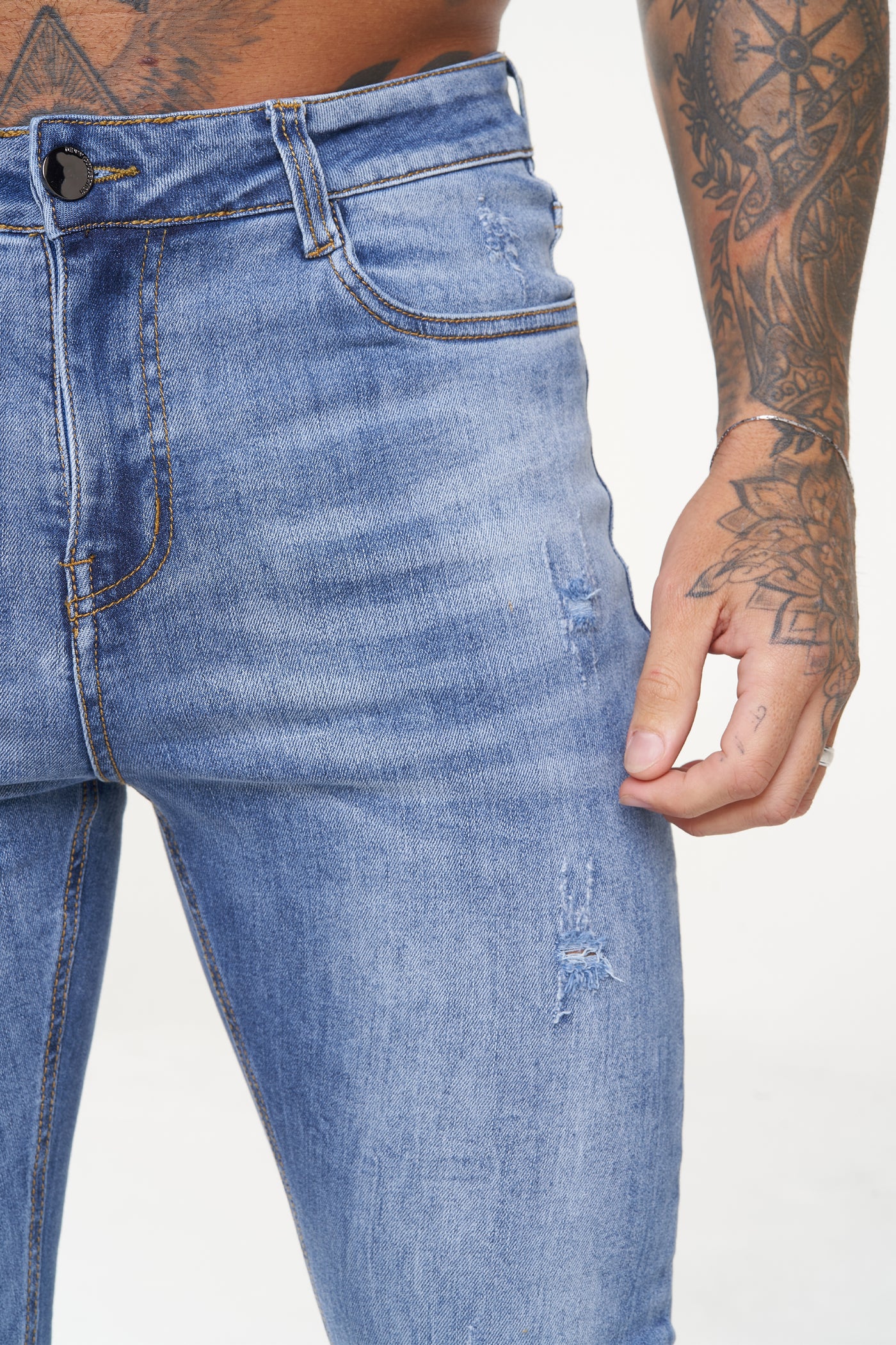 THE GATO JEANS - STEEL BLUE - ICON. AMSTERDAM