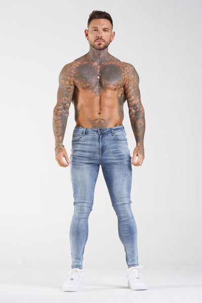 THE GATO JEANS - STEEL BLUE - ICON. AMSTERDAM