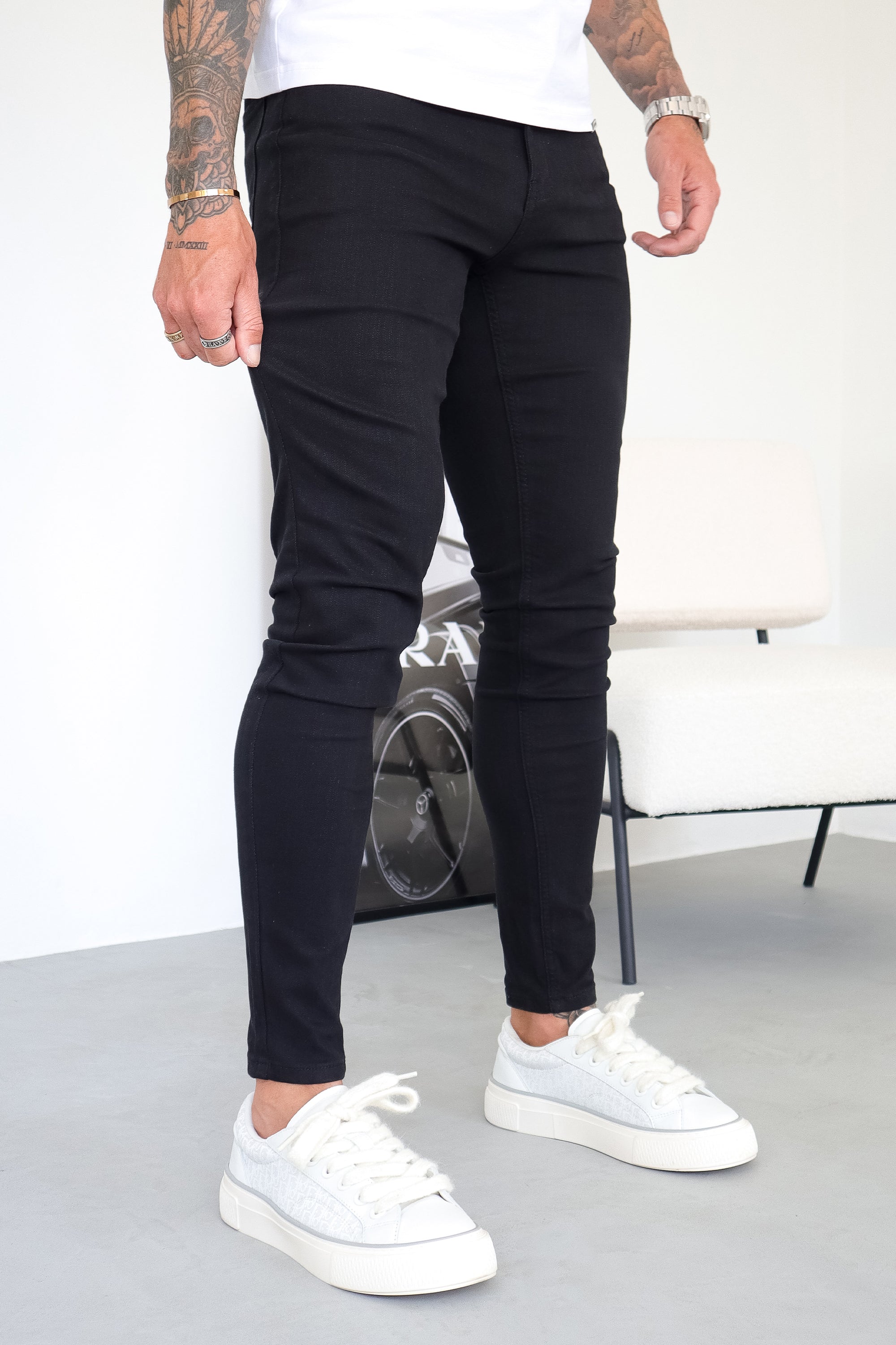 THE CALLUM JEANS - BLACK - ICON. AMSTERDAM