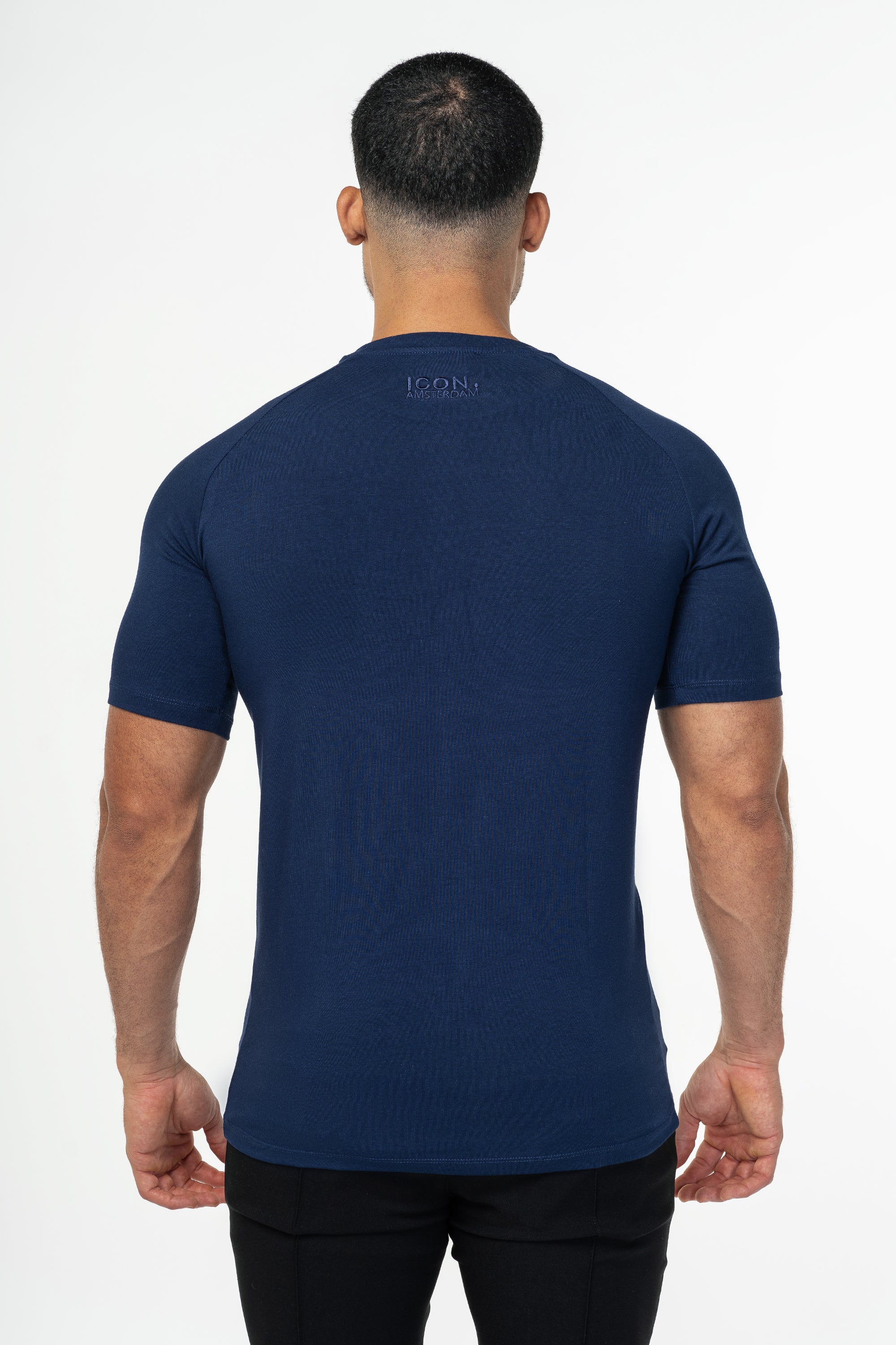 THE MUSCLE BASIC T-SHIRT - BLU SCURO