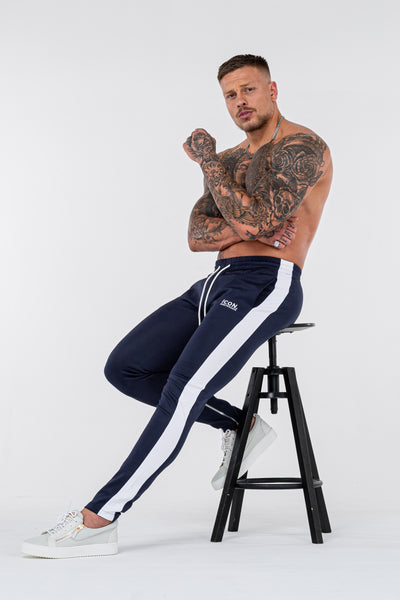 THE ICONIC TRACK PANTS - DARK BLUE - ICON. AMSTERDAM