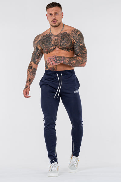 THE ICONIC TRACK PANTS - DARK BLUE - ICON. AMSTERDAM