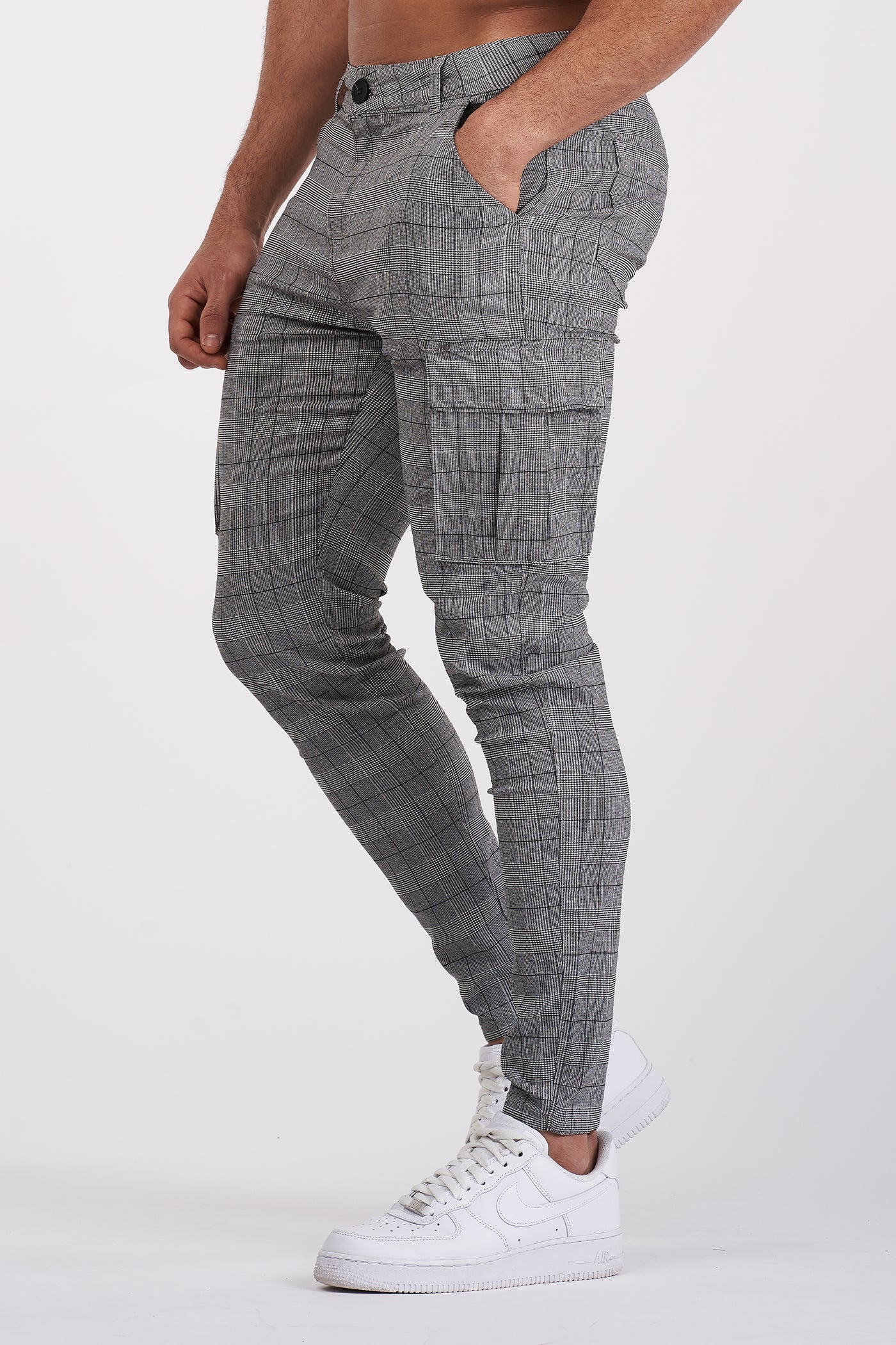 THE TAYLOR CARGO TROUSERS - GREY - ICON. AMSTERDAM