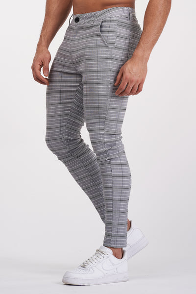 THE PLATA TROUSERS - GREY - ICON. AMSTERDAM