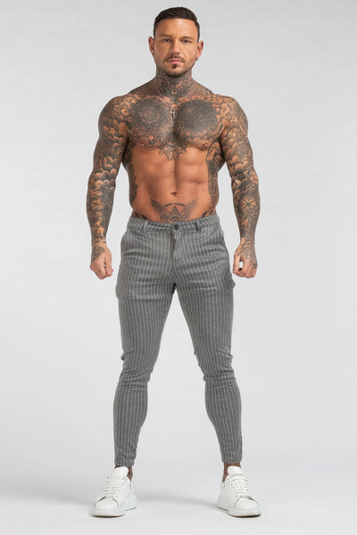 THE NOCO TROUSERS - GREY - ICON. AMSTERDAM
